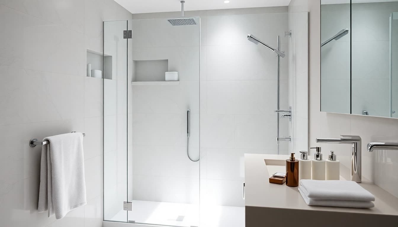 Discover elegant showers au in a stylish bathroom with modern fixtures and a serene atmosphere.