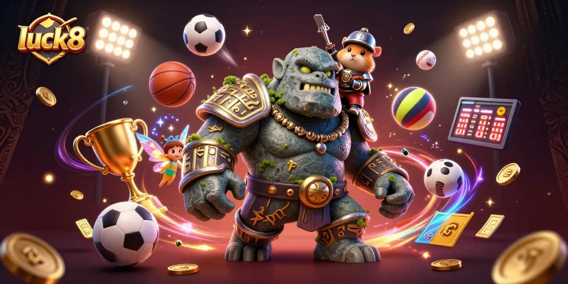 Engage in thrilling gameplay at luck8 with dynamic creatures, vibrant sports elements, and captivating magic.