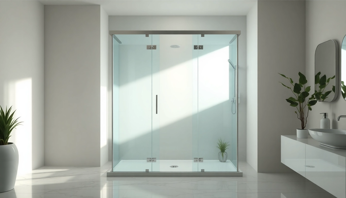 Erleben Sie die Eleganz der duschkabine 80x80 in einem modernen Badezimmer mit durchsichtigen Glaselementen.