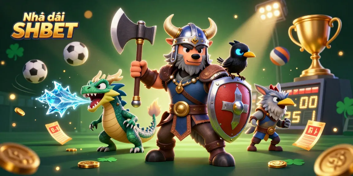 Engage with Nhà cái SHBET’s thrilling gaming adventures featuring dynamic characters and sports betting elements.