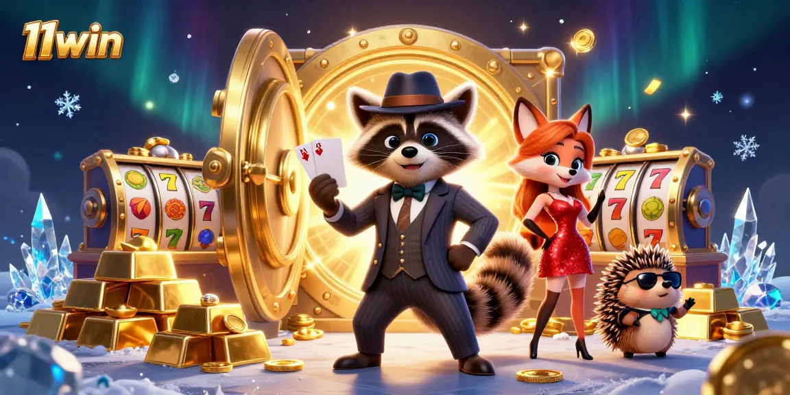 Winning strategies at 11win with charming characters in a dynamic casino scene.