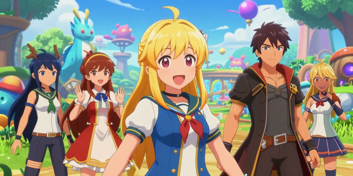 Engaging characters in vibrant animated scenes of hentaigames demonstrating playful interactions and fantasy settings.