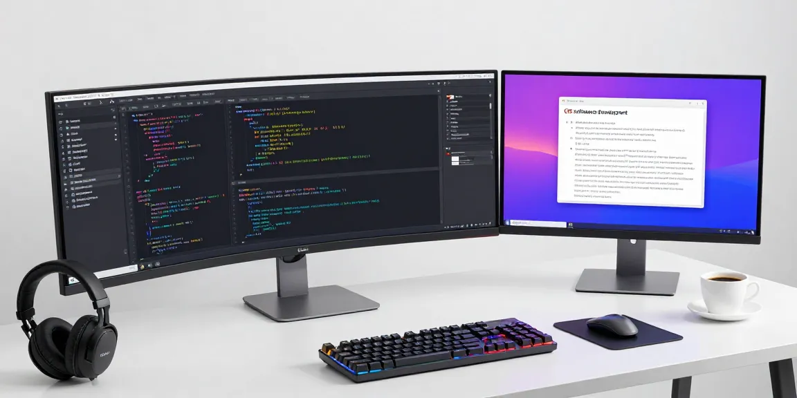 Gi8 software development workspace with modern tech and coding tools.