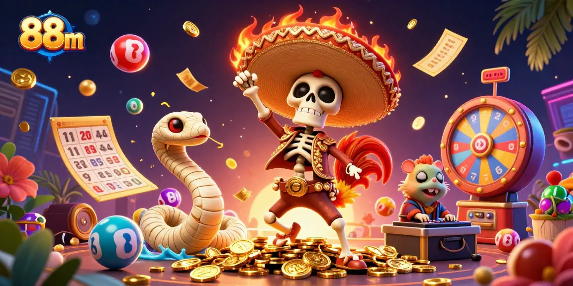 Experience thrilling gameplay at 88m with vibrant dynamic elements featuring games and prizes
