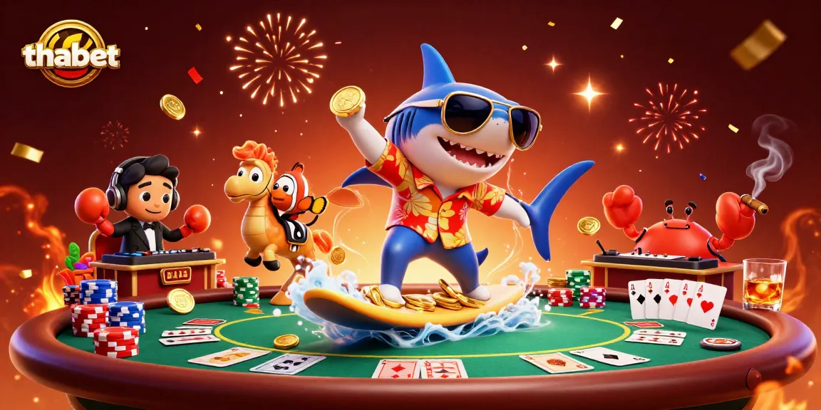 Experience thrilling wins while playing at thabet with this vibrant casino scene featuring exciting action!