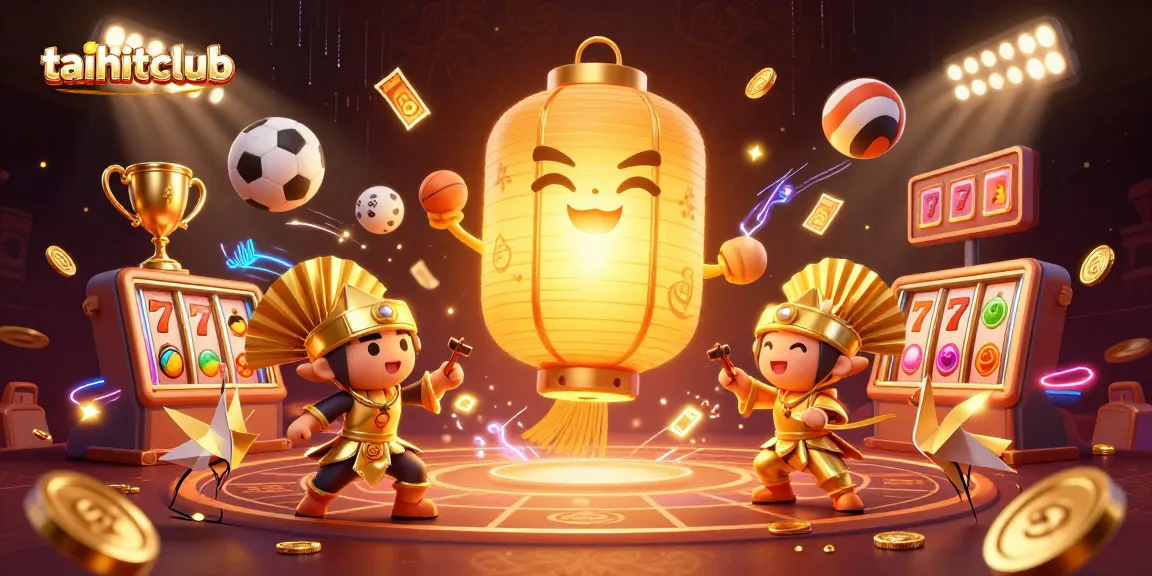 Experience the thrill of taihitclub with a vibrant night market casino scene, showcasing luck and excitement.