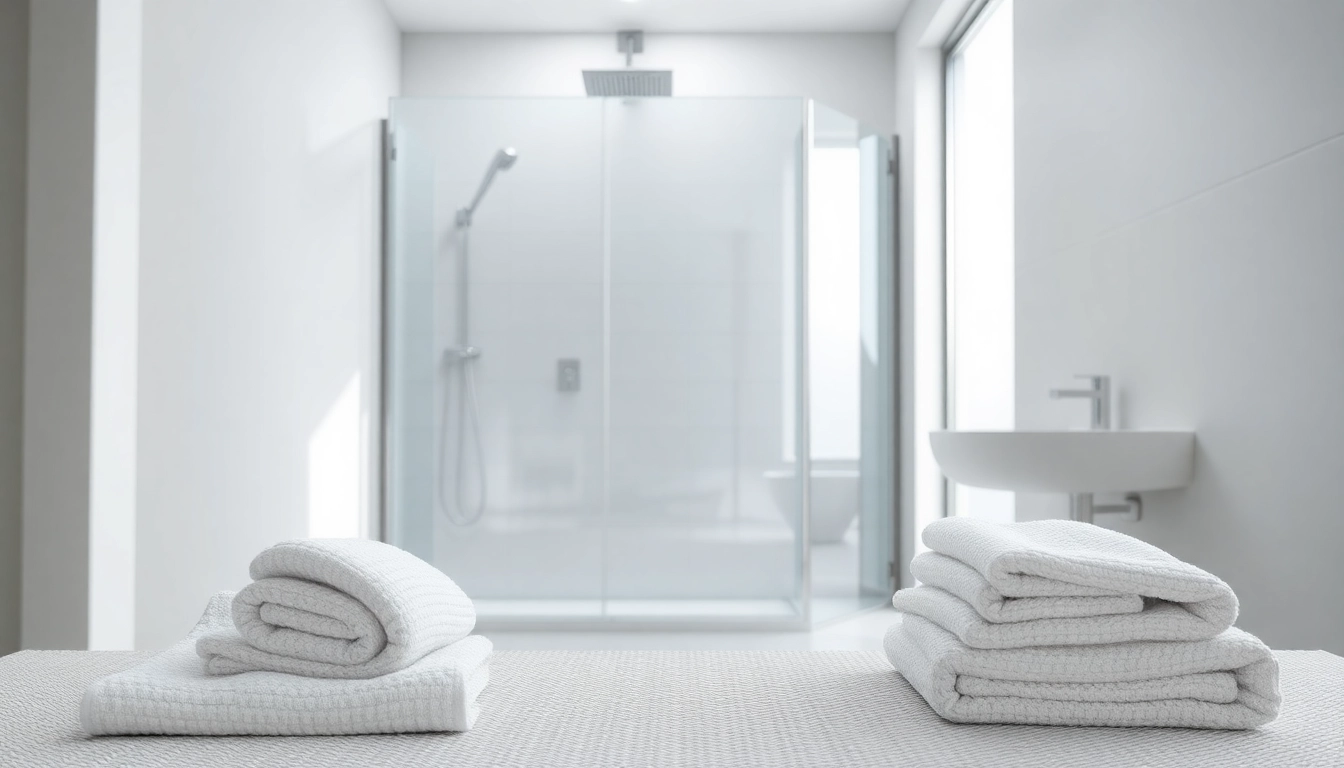 Elegante sonni Duschkabine in einem modernen Badezimmer mit weichem Licht und luxuriösen Texturen.