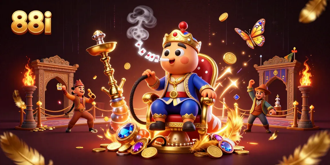 Join the fun at 88i with vibrant slots, golden coins, and a magical casino atmosphere.