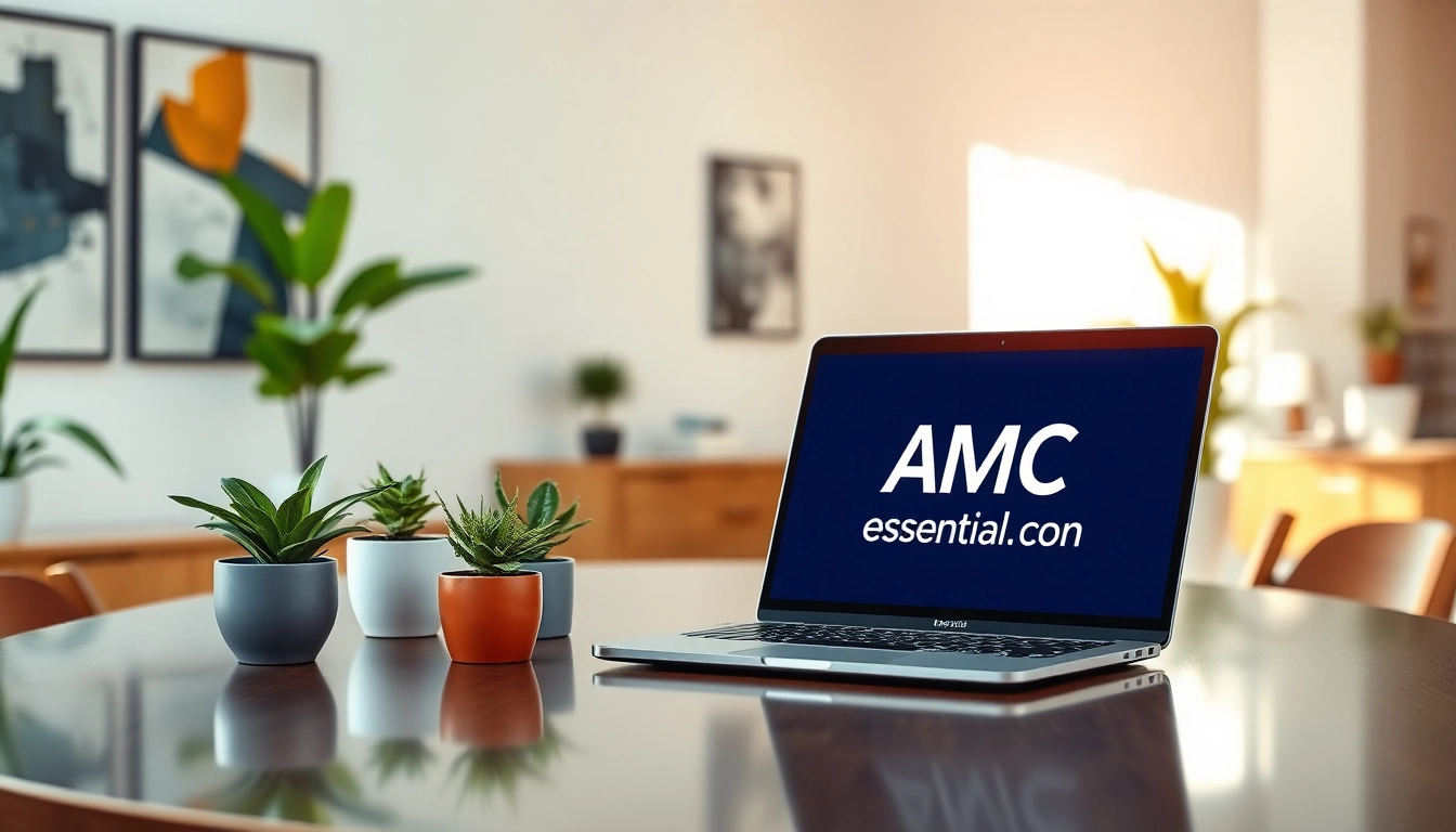Browse the engaging site https://amc-essentials.com/ with modern workspace elements.