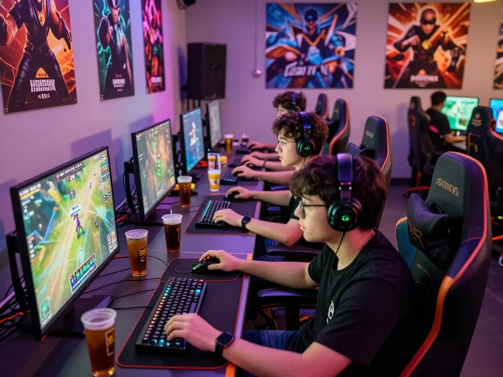 Competitive gamers enjoying their rich experience on rik vip platform.