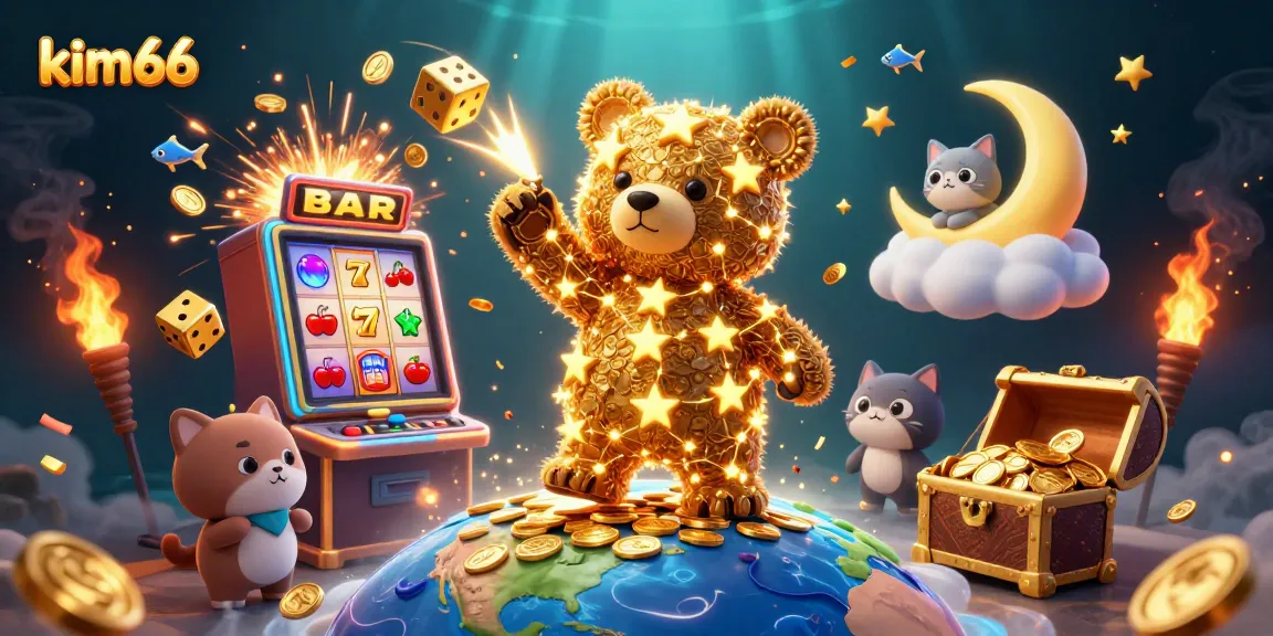 Experience the thrill of winning at kim66's online casino with dynamic jackpot elements.