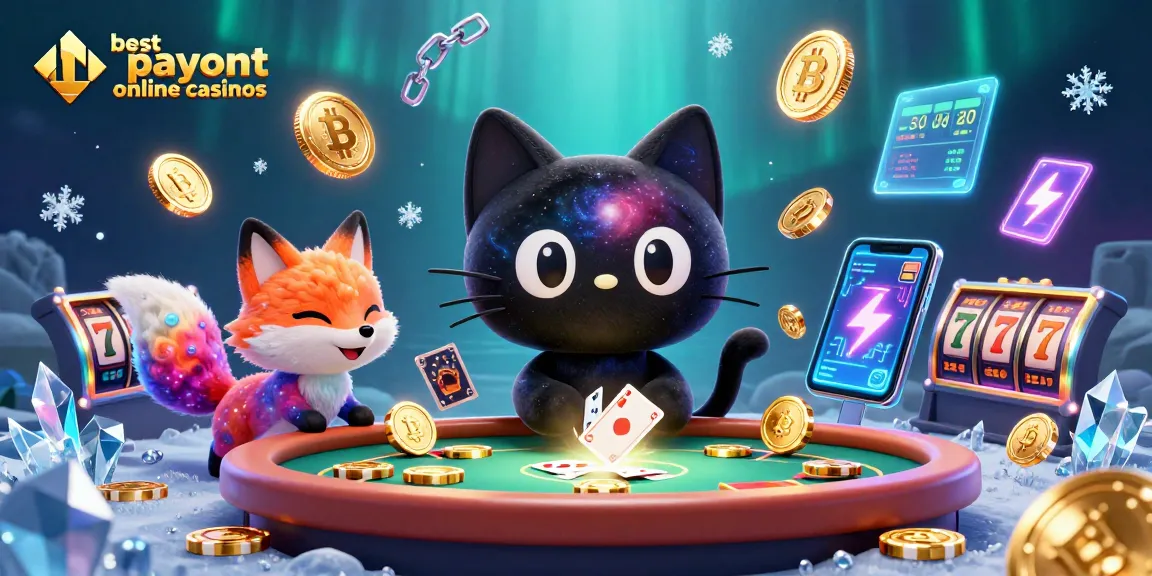 Experience the magic at the best payout online casinos with vibrant characters amidst exciting gaming elements.